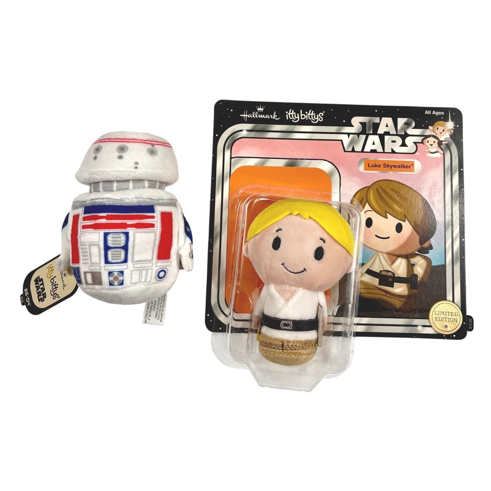 R5-D4 & Limited Edition LUKE SKYWALKER Star Wars Itty Bitty Itty Bittys